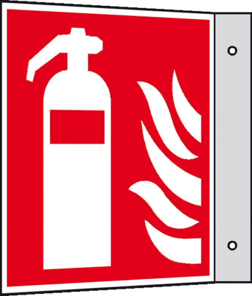 ✓ Brandschutzzeichen: Feuerlöscher, Aluminium